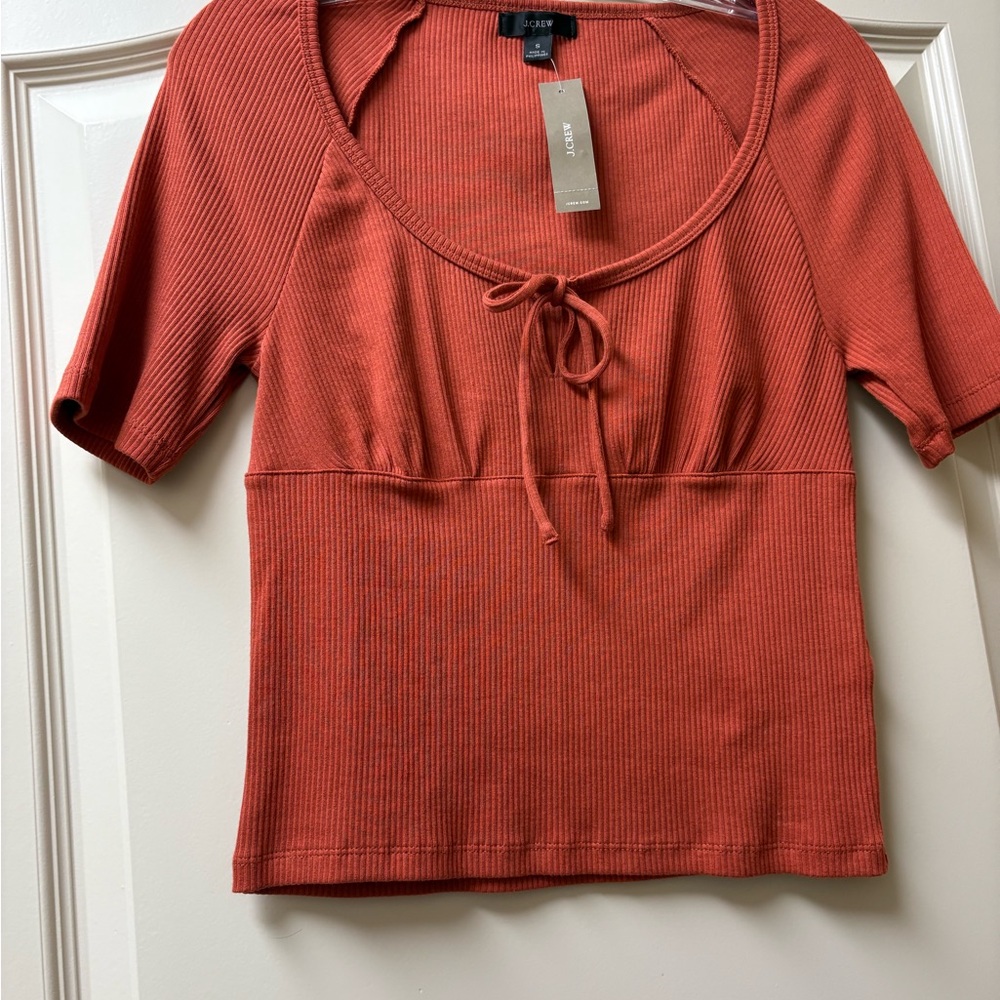 New with tags J Crew Women's Terracotta Blouse